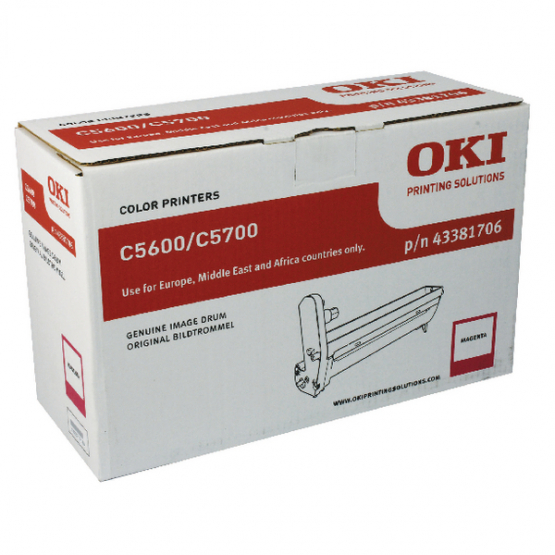 Oki C5600 Magenta Original Imaging Drum (43381706) 